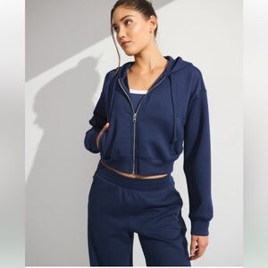 Abercrombie & Fitch Navy Zip-Up hoodie Jacket women’s size XS